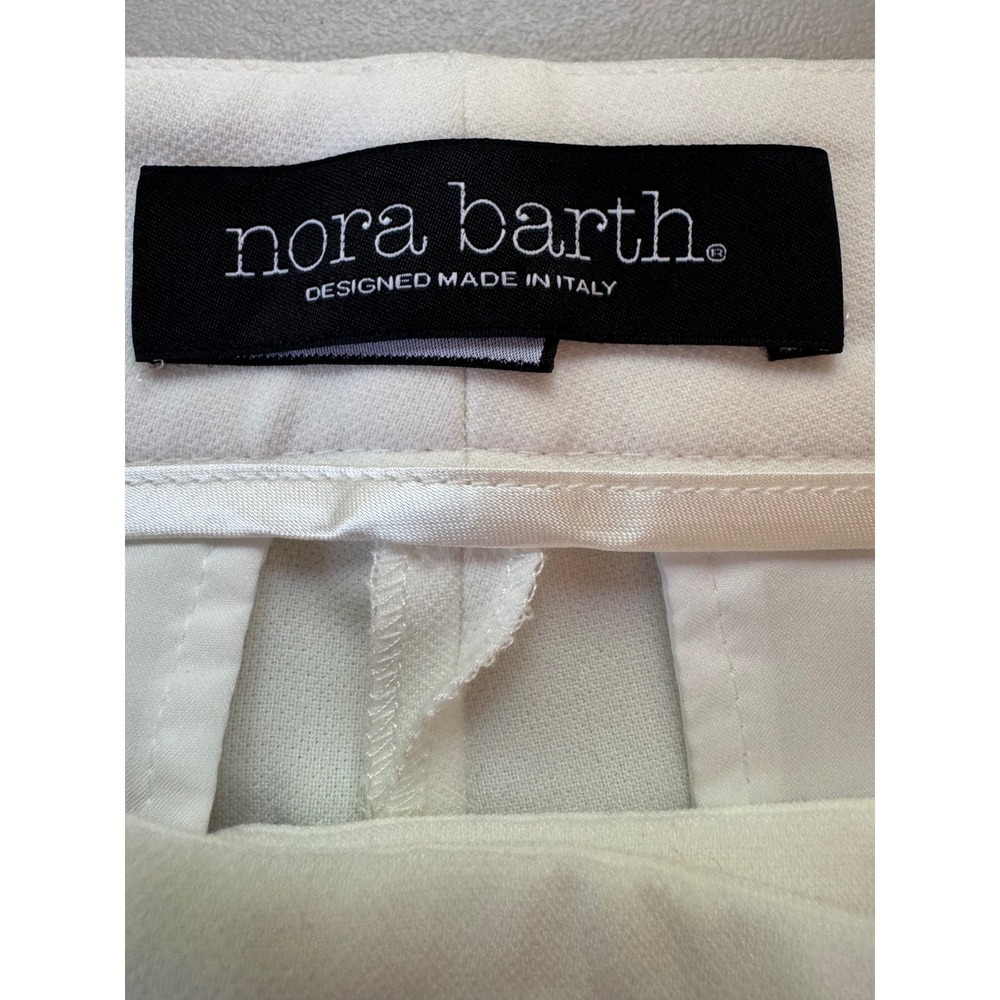 NWT Nora Barth tailored trousers, Made in Italy. Size IT 42, US 6 Cream - Picture 4 of 7